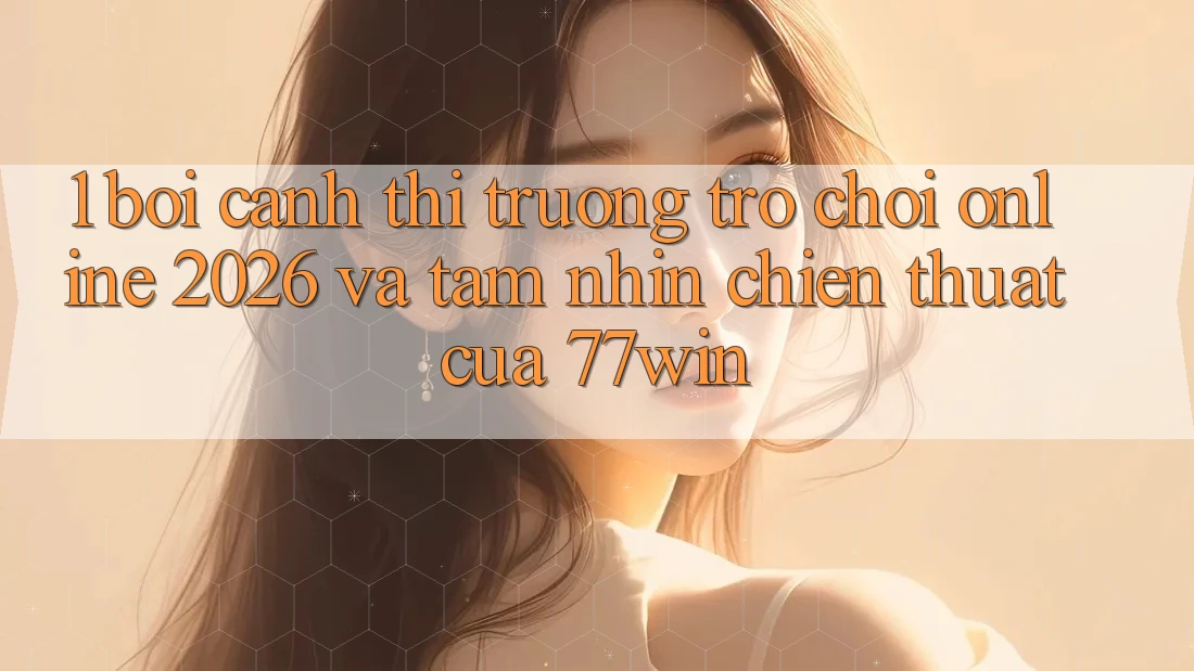 1. Bối Cảnh Thị Trường Trò chơi Online 2026 Và Tầm Nhìn Chiến thuật Của 77win