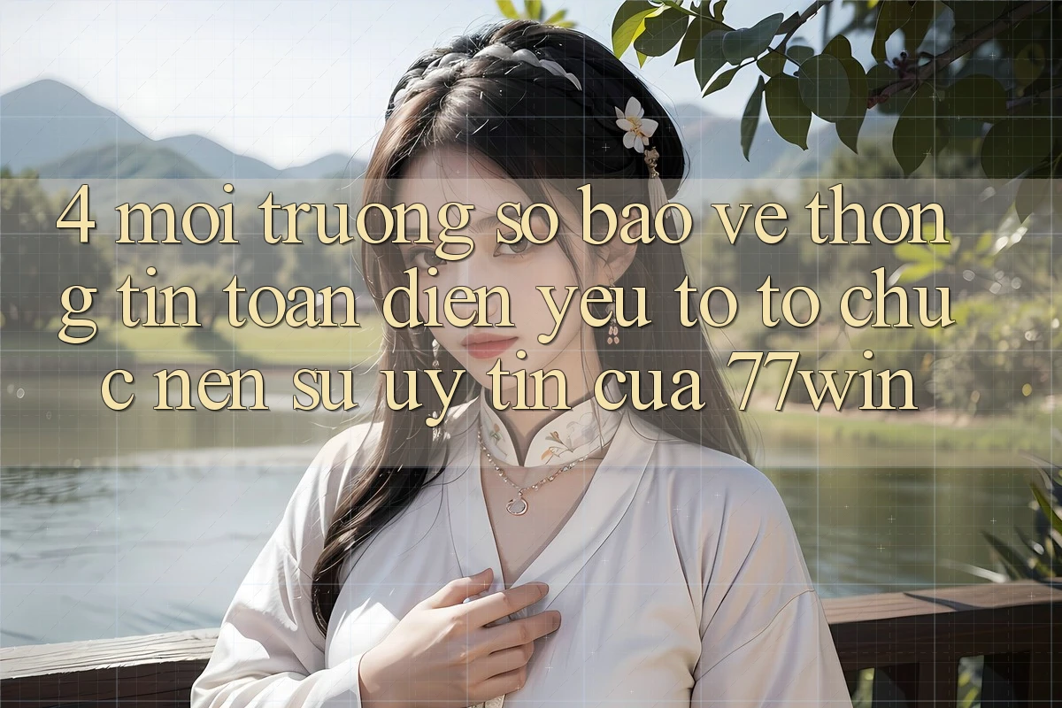 4. Môi trường số Bảo vệ thông tin Toàn Diện – Yếu Tố Tổ chức Nên Sự Uy Tín Của 77win