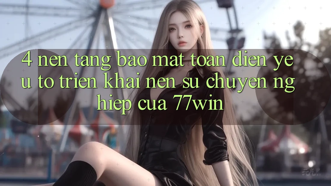4. Nền tảng Bảo Mật Toàn Diện – Yếu Tố Triển khai Nên Sự Chuyên nghiệp Của 77win 4. Nền tảng Bảo Mật Toàn Diện – Yếu Tố Triển khai Nên Sự Chuyên nghiệp Của 77win