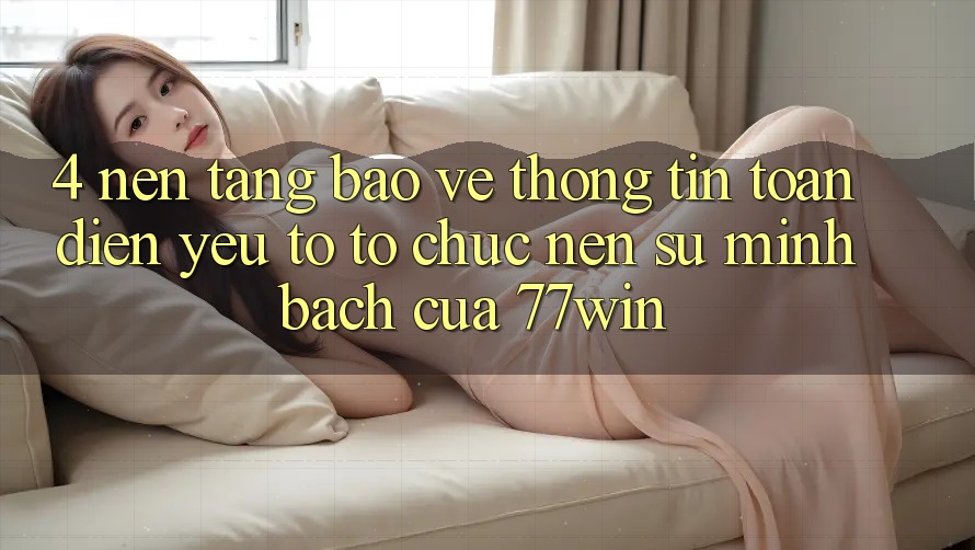4. Nền tảng Bảo vệ thông tin Toàn Diện – Yếu Tố Tổ chức Nên Sự Minh bạch Của 77win