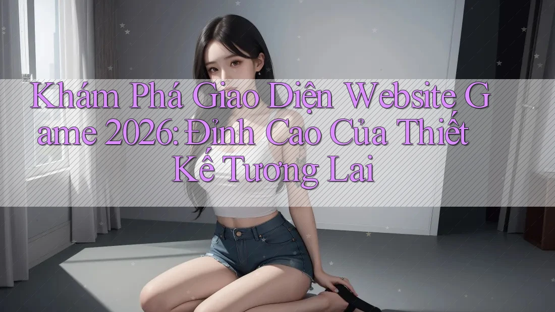Khám Phá Giao Diện Website Game 2026: Đỉnh Cao Của Thiết Kế Tương Lai