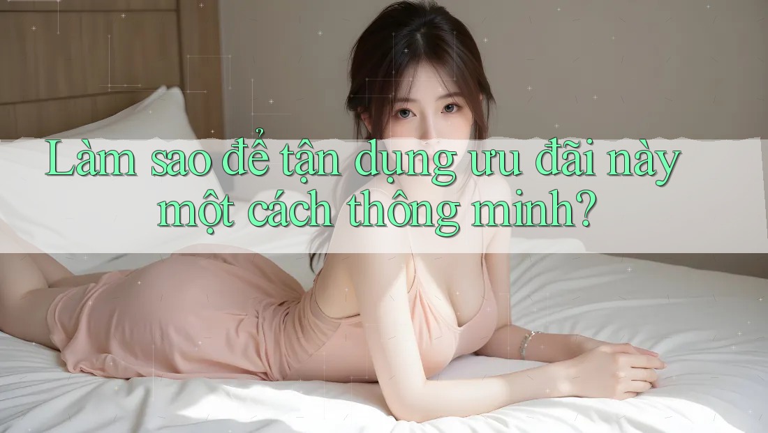 Làm sao để tận dụng ưu đãi này một cách thông minh? Làm sao để tận dụng ưu đãi này một cách thông minh?