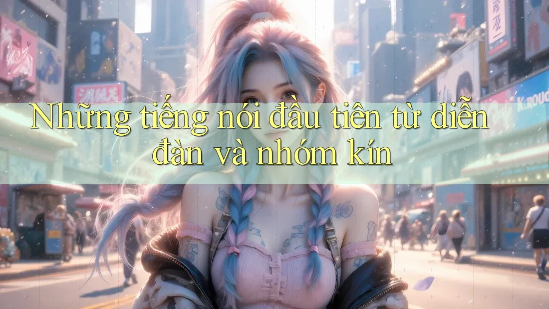 Những tiếng nói đầu tiên từ diễn đàn và nhóm kín