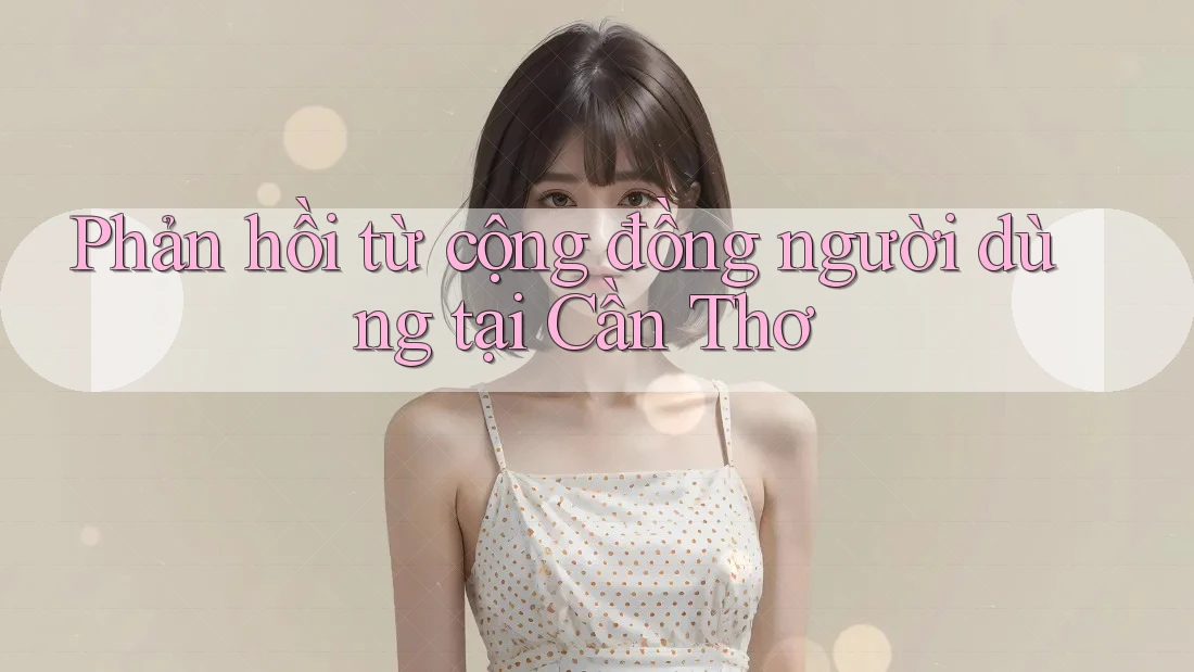 Phản hồi từ cộng đồng người dùng tại Cần Thơ
