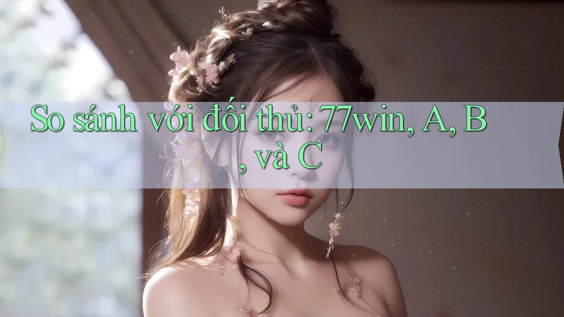 So sánh với đối thủ: 77win, A, B, và C