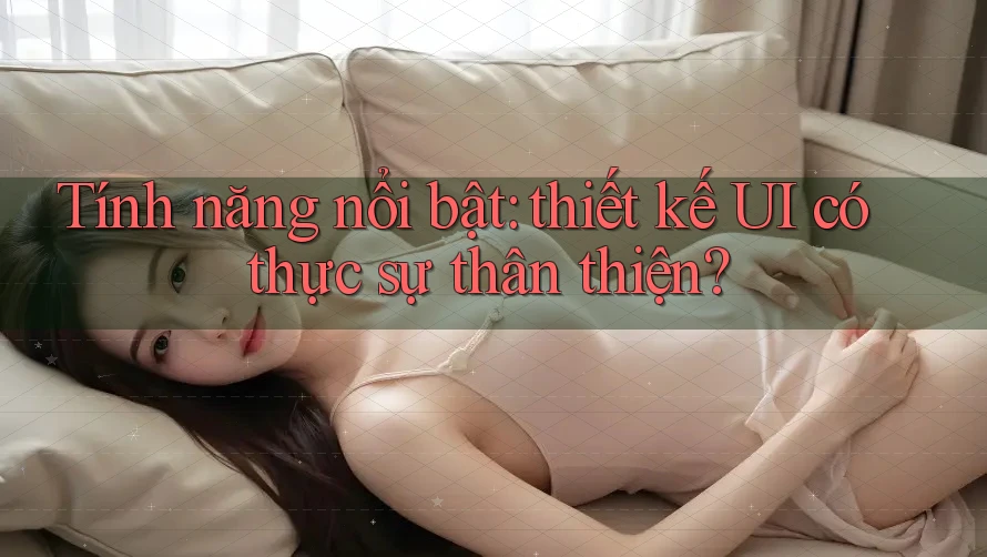 Tính năng nổi bật: thiết kế UI có thực sự thân thiện? Tính năng nổi bật: thiết kế UI có thực sự thân thiện?